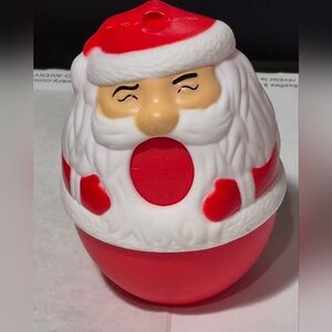 Skittles Plastic Santa Christmas Ornament, Candy Dispenser